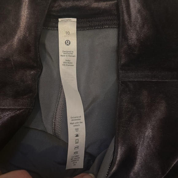 Lululemon Wunder Lounge HR Velour Leggings 10 - Picture 5 of 5